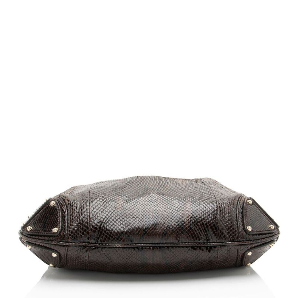 Gucci Python Indy Medium Satchel - Picture 4 of 15